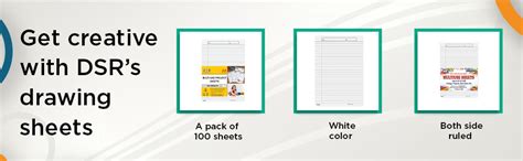 Eclet A4 Size Both Side Ruled White Sheet (Pack of 100 sheets) for ...