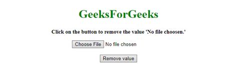 How to Remove File in File Input Form in HTML Using Button 的图像结果