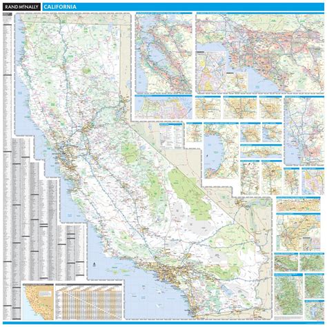 Rand McNally California State Map by Rand McNally Publishing | Avenza Maps