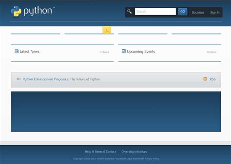Python.org 的图像结果