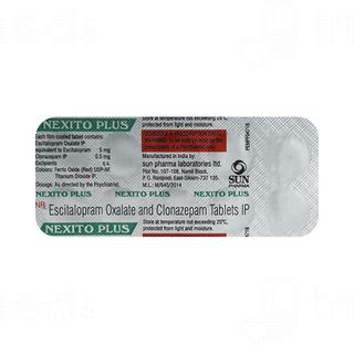Nexito Plus Tablet: Uses, Side Effects, Price & Substitutes