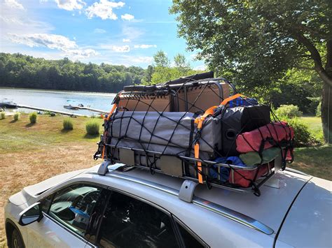 Buy Mockins Rooftop Cargo Carrier Basket - Adjusts from 43-64L x 39W x ...