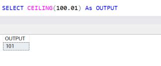 Image result for Ceiling Function in SQL