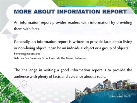 Image result for Information Report Introduction