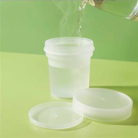 Plastic Takeout Fruit Cup | Transparent Disposable Yogurt Container with Lid | Leak-Proof Food ...