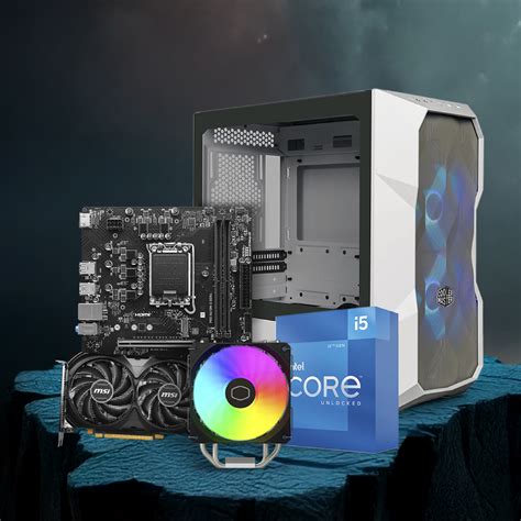 تجميعة العاب ، مذربورد H610 ، معالج I5-12400F ، كرت شاشة RTX 4060 8GB ...