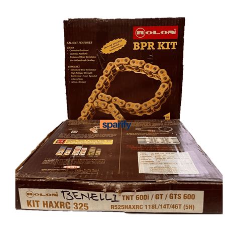 BENELLI TNT600I/GT/GTS 600 ROLON BRASS CHAIN SPROCKET KIT – SPARIFY