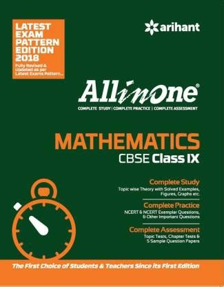 All in One MATHEMATICS Class 9th (Old Edition): Buy All in One ...