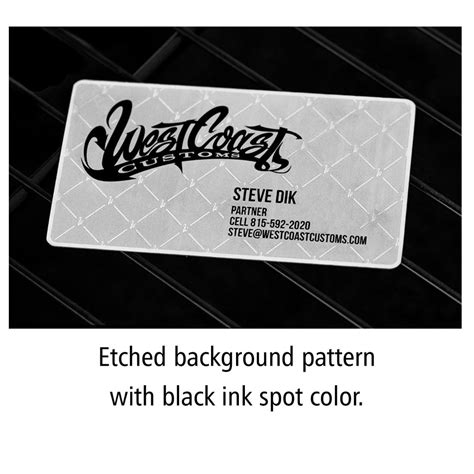 Stainless Steel Business Cards 的图像结果