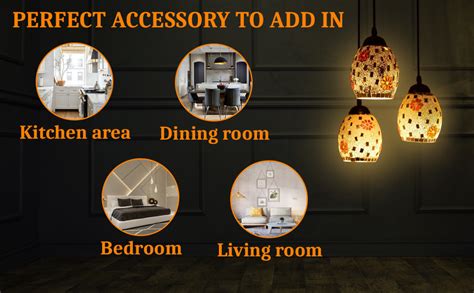 Buy SL light Glass Mosic Turkish 3Light Pop Cluster Hanging Pandant ...