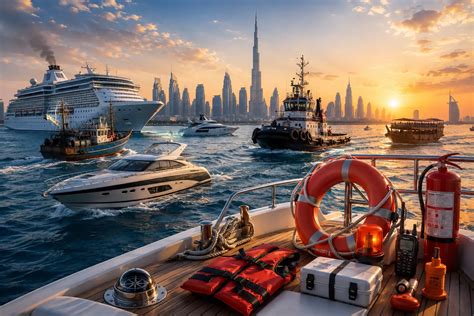 Top Marine Safety Equipment Required on Every Vessel in Dubai