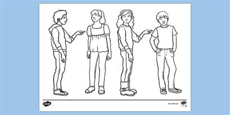 Boys and Girls Colouring Sheet | Colouring Sheets - Twinkl