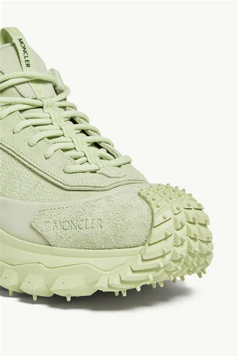 Pastel Green Trailgrip Momint Nubuck & Suede Sneakers - Sneakers for ...