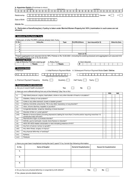 RPLI New Proposal Form 2021 download in PDF | Revised RPLI (Rural ...