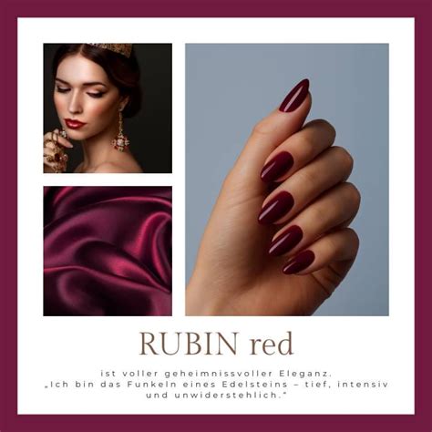 Rote Nägel 100% | Rubin Red UV-Nagelfolien - MANIFIX