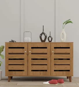 Mintwud from Pepperfry Attic Horizon Wooden Shoe Cabinet/Shoe Rack With ...
