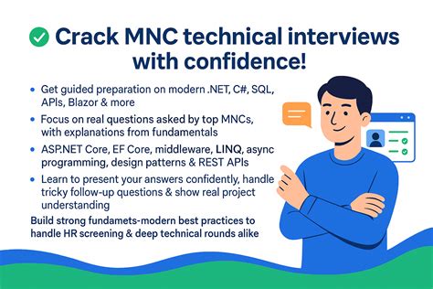 Master Modern .NET Interview Questions to Crack MNC Technical Rounds