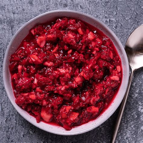 Make Ahead Cranberry-Apple Relish - The Culinary Cellar