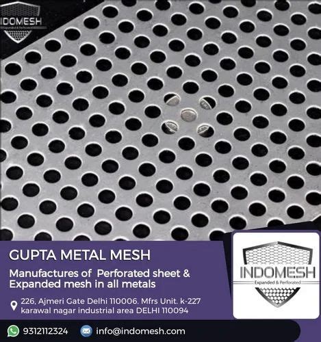 MILD STEEL PERFORATED SHEET - aluminium Perforated Coils Manufacturer ...