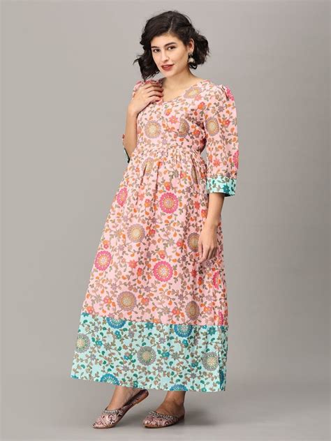 Neerja Muslin Maternity And Nursing Maxi Dress | The Mom Store