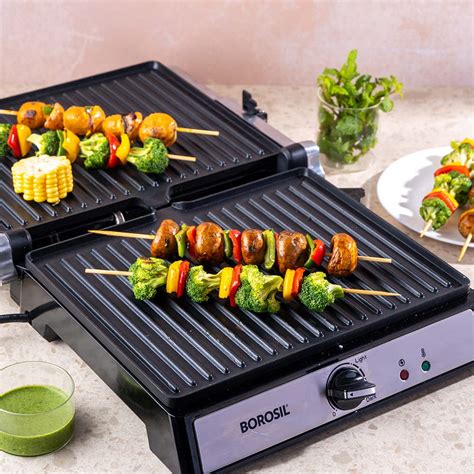 Buy Borosil Super Jumbo 180° 2000-Watt Grill Sandwich Maker Online at ...