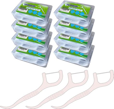 Amazon.com : 400pcs SHINEMOON Dental Floss Picks, Travel Pack, Glides ...