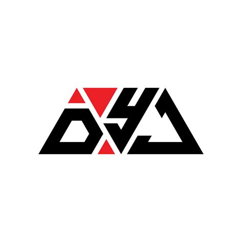 DYJ letter logo design on white background. DYJ creative initials ...