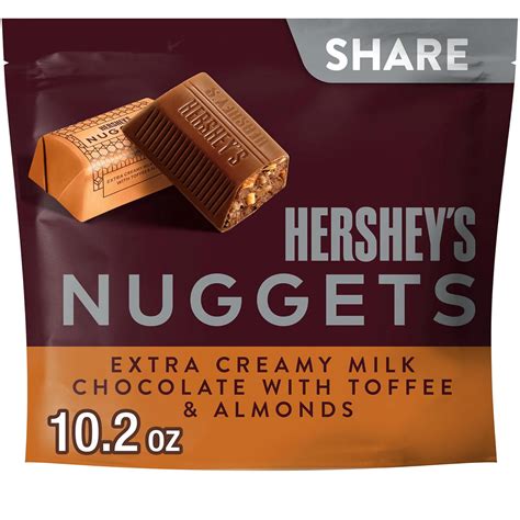Hershey's Nuggets Milk Chocolate with Toffee & Almonds, 289 g : Amazon ...