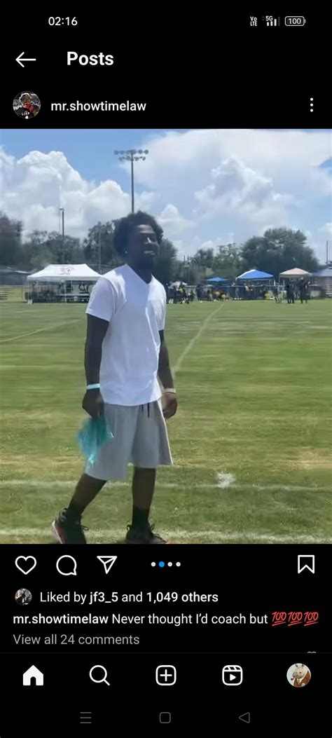 Fresh out of jail, DJ Law is coaching a kids flag football team. : r ...