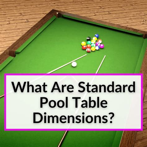 Image result for Pool Table Sizes