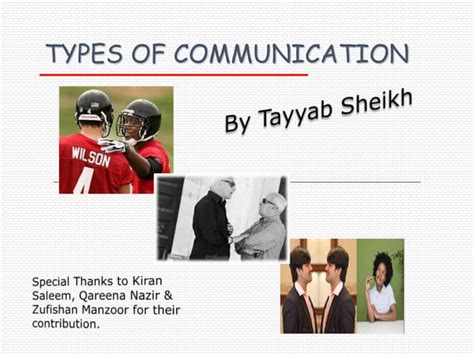 Image result for Types of Communication Example