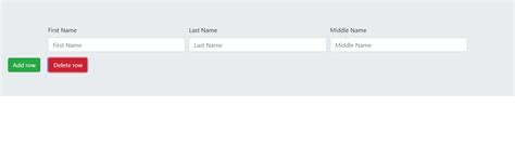 Dynamically Add-Remove-Row HTML div in jQuery