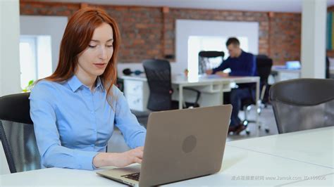 正在工作打电脑的商务人士职场女性高清图片下载-正版图片500709605-摄图网