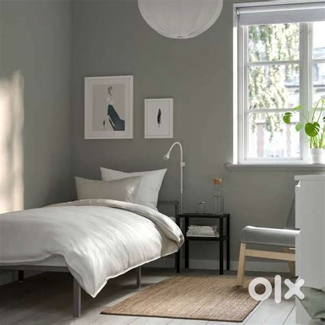 2 months old IKEA GRIMSBU single bed + LUROY bed base - Beds ...