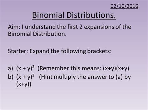 Image result for Binomial Distribution GCSE Statistics