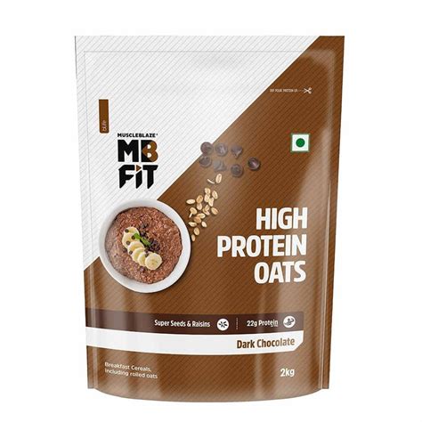 MuscleBlaze High Protein Oats Dark Chocolate – The Muscle Builder