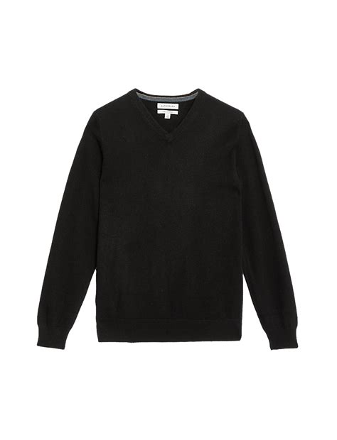 Buy Pure Cashmere V-Neck Jumper at Marks & Spencer