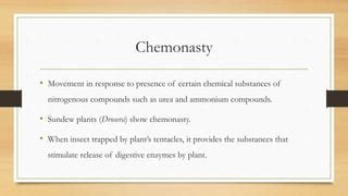 Image result for Chemonasty Example