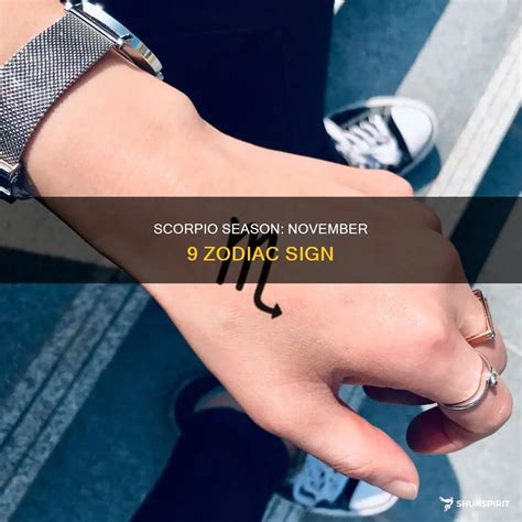 Scorpio Season: November 9 Zodiac Sign | ShunSpirit