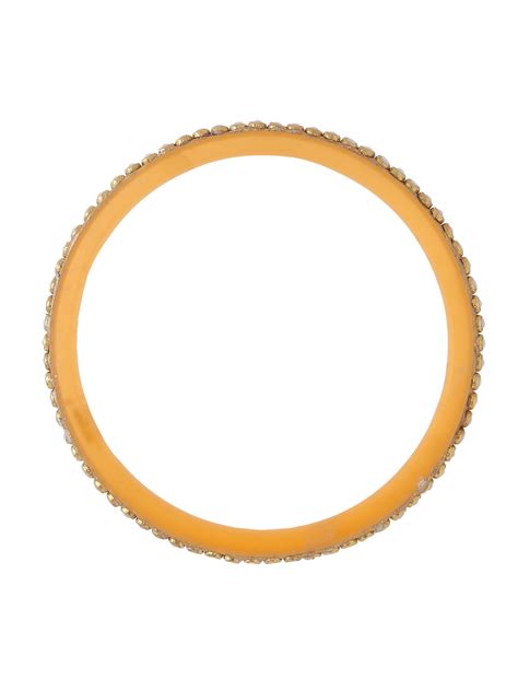 Red & Gold Plated AD Bridal Chura Set