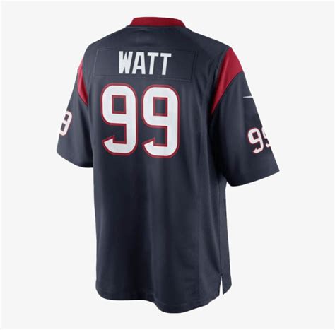 Houston Texans J - Jj Watt Jersey PNG Image | Transparent PNG Free ...