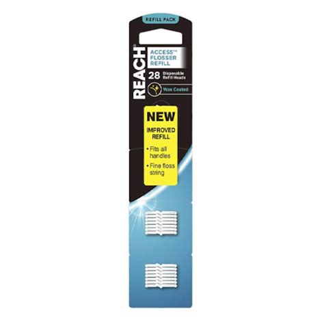 Reach Access Flosser Refill Pack 28 Disposable Heads | Healthylife
