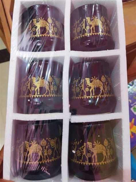 KIE Beautiful Handcrafted Ceramic Tea Cups Set of 6 - Coffee Mugs Tea ...