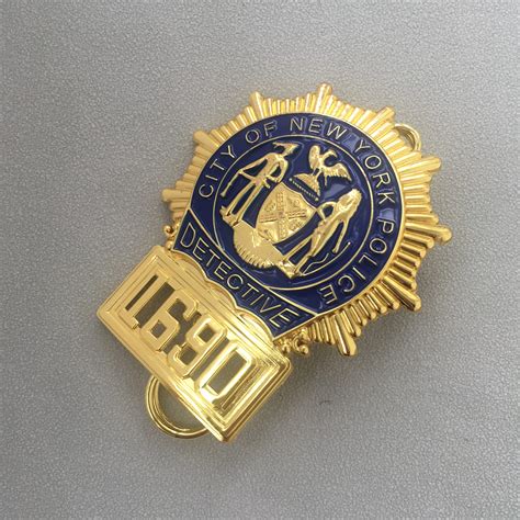 Nypd Police Detective Badge