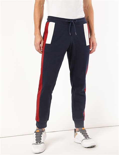 Buy Pure Cotton Colorblock Slim Fit Jogger at Marks & Spencer