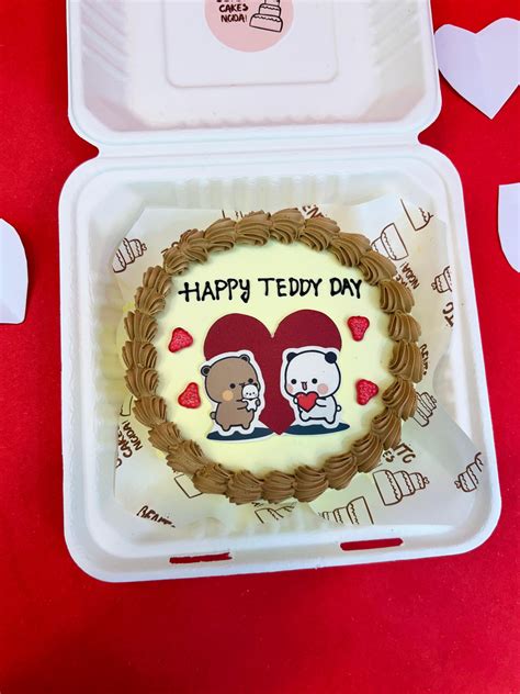 Teddy Day Theme Bento Cake – Bento Cakes Noida