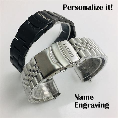 Steel & Leather Replacement Watch Band Strap For Seiko SRPG33 4R36-10A0 ...