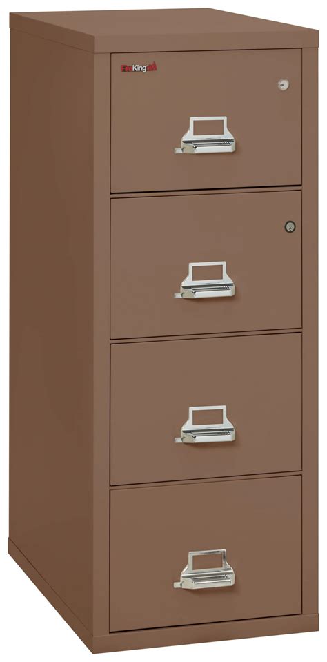 4 Drawer Fireproof File Cabinet with Hidden Safe