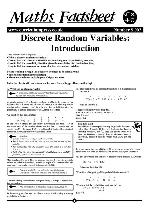Image result for Random Variable Discrete Maths