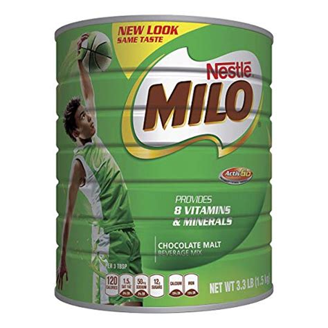 Buy NESTLÉ MILO Chocolate Malt Beverage Mix, 3.3 Pound Can (1.5kg ...